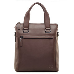 Septwolves leather shoulder bag handbag business men Briefcase Bag Handbag vertical computer bag