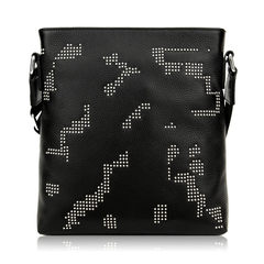 Baer men's Bag Black Leather Casual Fashion Shoulder Bag Messenger Bag searches M1-0788-33