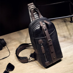 Korean Satchel Bag Shoulder Bag for men chest pack sports leisure backpack schoolbag riding package function