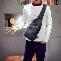 The summer men's small chest bag shoulder diagonal trend of Korean men's small backpack leisure sports bag for men