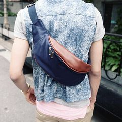 Oxford men's canvas bag, casual shoulder, shoulder bag, chest bag, sports outdoor Backpack