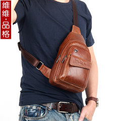 Korean men's breast bag, men's purse, leather Korean bag, leisure bag, backpack, leather bags, men's bags, new tide
