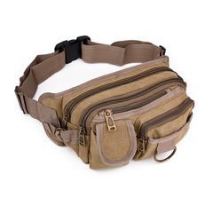 Special large leisure canvas bag, men's chest bag, money bag, tide, multi-function outdoor purse, new style