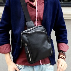 Super cat male bag breast bag, Korean oblique satchel, British casual bag, oblique chest bag, personality trend, men's oblique shoulder bag