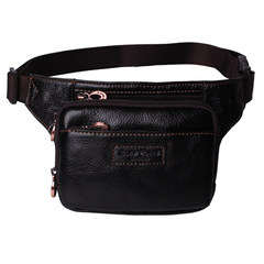 8308 golden coral purse, leather purse, leather purse, men's purse, mobile phone bag, sports waist bag