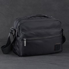 Fido Dido nylon Oxford men's shoulder bag man Bag Satchel business casual men's bags of large capacity Black with a strap