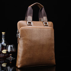 2017, the new kangaroo men's bags, business casual men's handbags, cross section briefcase, shoulder bag shoulder bag Vertical handle