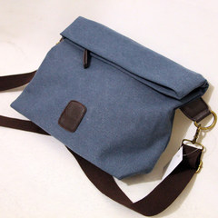 School season male BAG canvas bag men handbags casual bag Shoulder Bag Messenger Bag student bag backpack Metrosexual New blue zipper