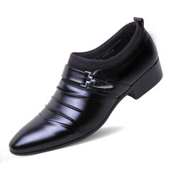 All-match business dress casual shoes men's shoes breathable hollow cold noodle 2017 new summer youth. Forty-four 9338 black