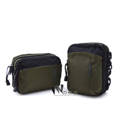 [daily special] red fox purse, single shoulder oblique cross bag, high Oxford cloth zipper bag, fashionable men and women small package sail 2022-07 vertical army green