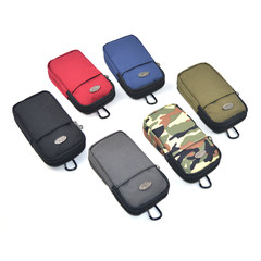 5 inch, 5.3 inch, 5.5 inch mobile phone bag, small waterproof men's mobile phone bag, sports men's small purse, certificate package 084 Fan color