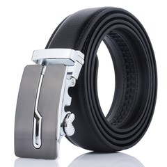 2017, leather automatic buckle, men's leather belt, leather business men's belt, Taobao burst E8