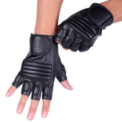 Love fashion leather, semi finger special training, mountaineering, fitness, photography, rock climbing, cycling, outdoor leisure, sports gloves