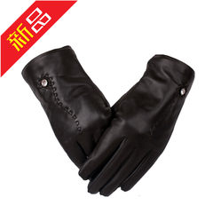 High quality gloves, Haining Leather City, imported sheep skin, women's sheepskin, leather gloves 0012