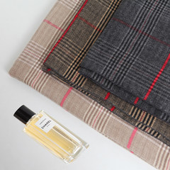 Classic king, with YUAN box, feel good to burst, cashmere, wool mixed Plaid Scarf