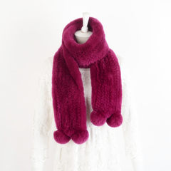 Scarf scarf collar fur scarf Angora rabbit hair scarf winter Plush Collar Scarf
