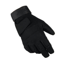Special soldier's total gloves, men's army fans, cycling training, anti skid driving, autumn and winter Black Hawk long fingers tactical gloves imported black long Y (no gifts)