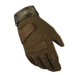All soldier gloves, men's army fans, cycling training, anti skid driving, autumn winter, Black Hawk long fingers tactical gloves, import army green long Y (no gifts)