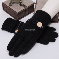 2017 Korean version of the new autumn and winter warm sweater gloves, ladies lovely winter, refers to the lengthened gloves