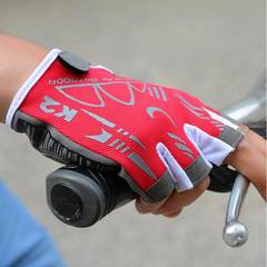 Spring male outdoor riding gloves, female short refers to mountaineering, exercise, fitness, anti-skid, Half Finger Gloves