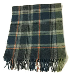 The real good clearance price of winter Unisex paragraph all-match Plaid Wool and cashmere scarf to gift