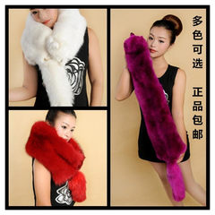 The new Fox Fur Collar Scarf fox fur shawl fur collar fur leather whole female genuine winter