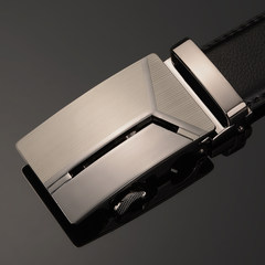 Men's leather belt buckle automatic fashion all-match Korean tide belt leisure business pure genuine leather belt