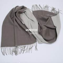 Exported to Japan with single genuine cashmere wool blended scarf shawl camel grew up