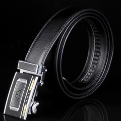 Kappa belt men's leather belt buckle pure Korean genuine leather automatic tide belt business