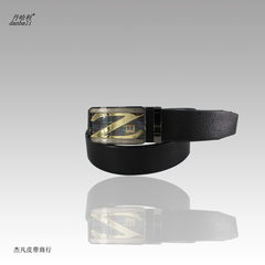 Men's head layer, cowhide belt, automatic buckle, edging leather belt, young trousers belt, factory direct sales 120cm