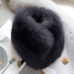 Real fur collar, fur collar, fox fur collar, fur collar, fur scarf, short Korean, autumn and winter women, multicolored optional dark grey clip.