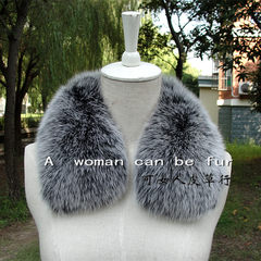 The fox fur collar real fur Fox Fur Scarf Collar fur collar all-match fur color a kind of rare lambskin