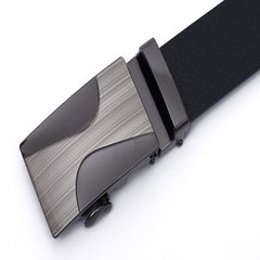 Leather belt, leather belt, leather belt, men belt, men's belt, Oxford beef tendon, laser alloy button pattern two + body 125cm
