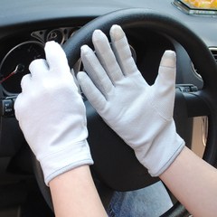 Sunscreen gloves, male driving, summer thin, breathable cotton, spring and autumn riding, anti-skid Korean version, touch screen, anti ultraviolet mail