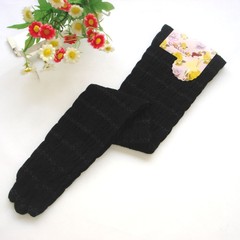 A romantic summer woman, extended sun protective gloves, cotton willow, long folding gloves, 031