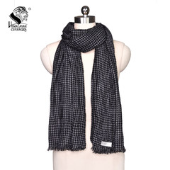 Nepal imported Australian wool cashmere blended knitted scarf shawl made Plaid Plaid fold concise Plover