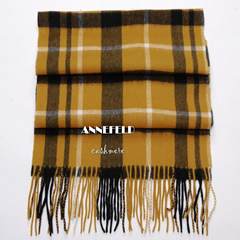 Export single cashmere + wool, men and women blend, widening, thickening, large scarf, shawls, yellow