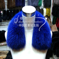The 2014 season special offer hot Blue Fox Fur Collar Scarf Shawl Collar side multicolor fur collar