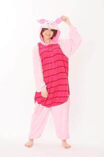 Disney takes Vigny the pig pig cartoon lovers pajamas homewear conjoined animal costumes Pijiezhu