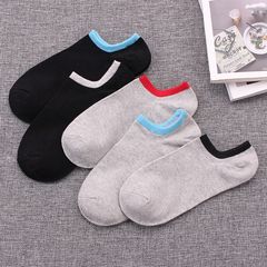 Socks, men socks, socks, socks, socks, shallow boat stockings, four seasons, low waist, odor, sweat absorption, low exercise, summer 380D, 6 feet, 5 pairs of lace.