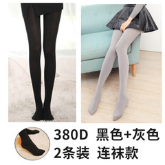 Spring and autumn thin leg shaping stovepipe socks stockings stretch tight pantyhose Korea backing pressure sub anti snag Suggest height 90-105cm 2 spring / black sock