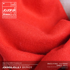 JOJO winter high quality blended wool scarf, pure color, European and American thickened lamb, cashmere scarf, shawl Chinese Red