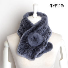 The new rabbit hair scarf scarf with warm winter lady fur scarf Niuzilan