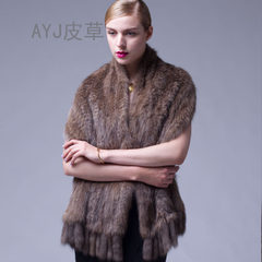 AYJ 2016 new Russian sable fur shawl scarf scarf cape coat special offer free shipping True character