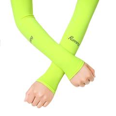 Ice sleeves for men, summer ice, sun, black sleeves, women's outdoor gloves, cold sleeves, arms, socks, hands, socks, fluorescent and green.