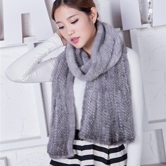 Mink fur scarf winter warm Korean luxurious mink fur shawl collar female winter tide Seven color