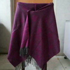 Genuine blended cashmere scarf shawl wool all-match long Unisex fringed scarf thick warm Bonus