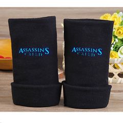 Winter Games, Assassin's, Creed, Assassin's creed, warm writing gloves, luminous half finger, student wristbands Assassin blue