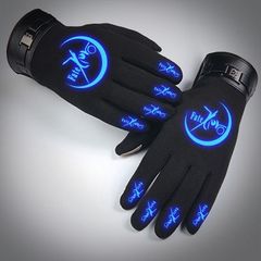 Noctilucent Fate/Zero touch screen gloves, manga anime order, mantra, ritual, thickening gloves, gloves, gloves, -Z-, curse, and print.