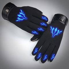 Noctilucent Fate/Zero touch screen gloves, manga anime order, mantra, ritual, thickening, gloves, gloves, gloves, gloves, -Z-, Wei Bohei